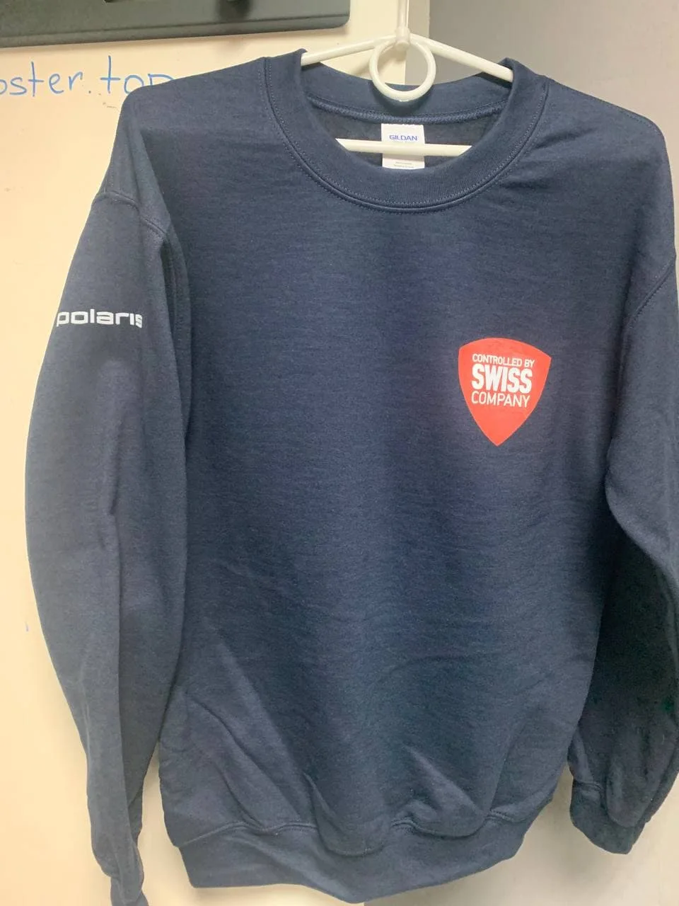 Polaris branded sweatshirt from the original project
